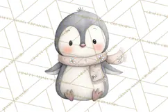 Whimsical Watercolor Woodland Animal Clipart PNG Product Image 5