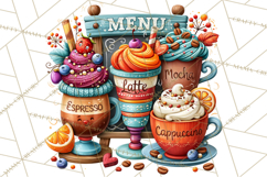 North Pole Coffee Christmas Cafe PNG Clipart Product Image 2