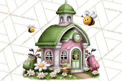 Whimsical Country Club Golf Clipart Argyle PNG Product Image 2