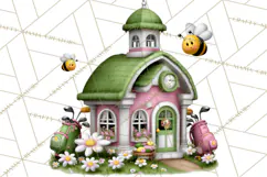 Whimsical Country Club Golf Clipart Argyle PNG Product Image 2