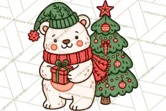Cozy Christmas Clipart PNG, Cute Holiday Christmas Designs Product Image 3