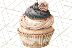 Haunted Patisserie PNG Clipart, Elegant Halloween Desserts Product Image 2