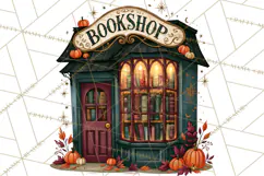 Vintage Halloween Places PNG, Halloween Magic Clipart Product Image 4