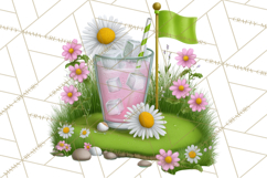 Whimsical Country Club Golf Clipart Argyle PNG Product Image 3