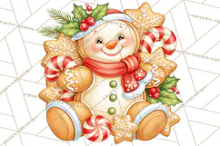 Gingerbread Jamboree Christmas Clipart Product Image 4