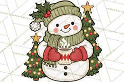 Cozy Christmas Clipart PNG, Cute Holiday Christmas Designs Product Image 4