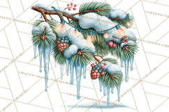 Christmas Pretzel Bakery Clipart PNG Food Elements Product Image 4