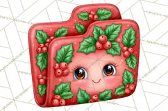 Christmas School Supplies & Teacher Clipart Product Image 2