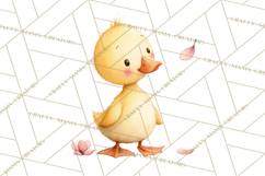 Whimsical Watercolor Woodland Animal Clipart PNG Product Image 3