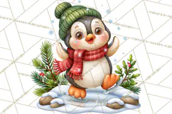 Let It Snow Christmas Winter Clipart PNG Product Image 5