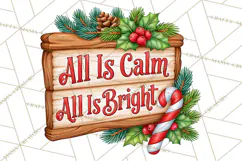 Candy Cane Lane Vintage Christmas Quote Signs Product Image 5