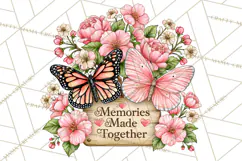 Friendship Butterfly Clipart PNG | Inspirational Quotes Product Image 5