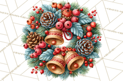 Christmas Pretzel Bakery Clipart PNG Food Elements Product Image 5