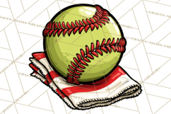 Softball Mom PNG, Softball Clipart, Softball Mama Designs Product Image 4