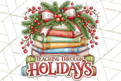 Christmas School Supplies & Teacher Clipart Product Image 5