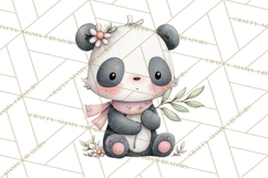 Whimsical Watercolor Woodland Animal Clipart PNG Product Image 4