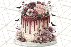 Haunted Patisserie PNG Clipart, Elegant Halloween Desserts Product Image 5