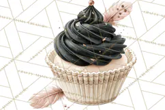 Haunted Patisserie PNG Clipart, Elegant Halloween Desserts Product Image 4