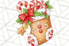 Gingerbread Jamboree Christmas Clipart Product Image 5