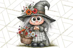 Halloween Farmhouse Monsters Clipart, Cute Halloween Farm Product Image 5