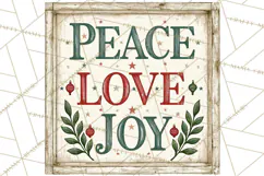 Christian Farmhouse Christmas Signs PNG Product Image 2