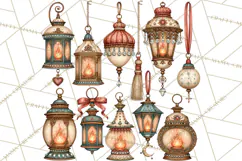 Enchanted Witch Market PNG Watercolor Clipart Product Image 5