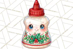 Christmas School Supplies & Teacher Clipart Product Image 2