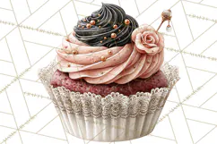 Haunted Patisserie PNG Clipart, Elegant Halloween Desserts Product Image 2