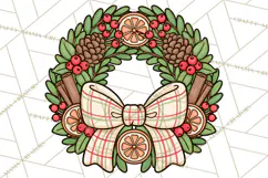 Cozy Christmas Clipart PNG, Cute Holiday Christmas Designs Product Image 3