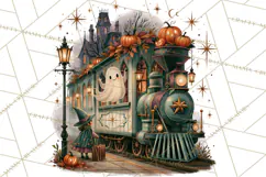 Vintage Halloween Scenes PNG, Halloween Magic Clipart Product Image 3