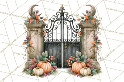 Vintage Halloween Places PNG, Halloween Magic Clipart Product Image 3