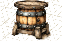 Old Saloon Western Alcohol Clipart PNG Product Image 2