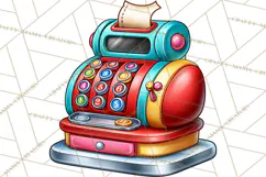 Retro Diner Clipart PNG 1950s Vintage Food Jukebox Product Image 5