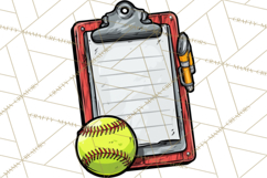 Softball Mom PNG, Softball Clipart, Softball Mama Designs Product Image 2