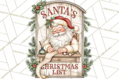 Santa Christmas Signs | Santa Png | Kris Kringle Quotes Product Image 3