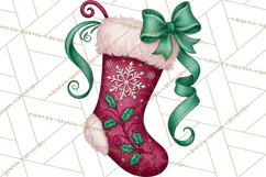 Whimsical Christmas Girls PNG Clipart, Holiday Characters Product Image 3