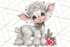 Christian Christmas Angel Clipart PNG Product Image 4