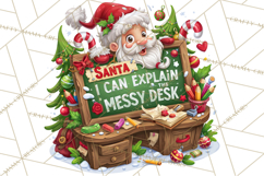 Christmas Teacher Chalkboard Quote PNG Product Image 4