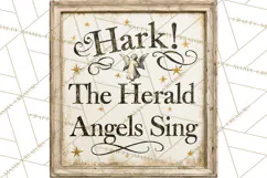 Christian Farmhouse Christmas Signs PNG Product Image 4