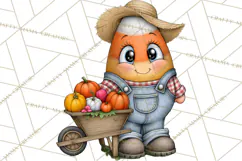 Halloween Farmhouse Monsters Clipart, Cute Halloween Farm Product Image 4
