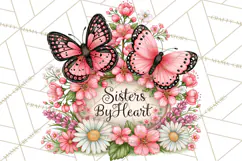 Friendship Butterfly Clipart PNG | Inspirational Quotes Product Image 5