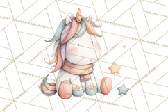 Whimsical Watercolor Woodland Animal Clipart PNG Product Image 4