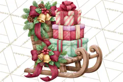 Whimsical Christmas Girls PNG Clipart, Holiday Characters Product Image 5