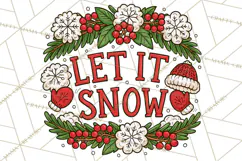 Cozy Christmas Clipart PNG, Cute Holiday Christmas Designs Product Image 3