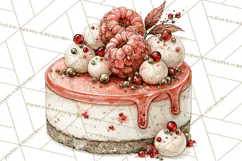 Haunted Patisserie PNG Clipart, Elegant Halloween Desserts Product Image 5