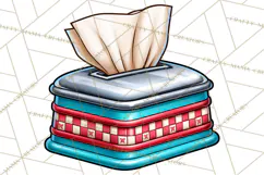 Retro Diner Clipart PNG 1950s Vintage Food Jukebox Product Image 2