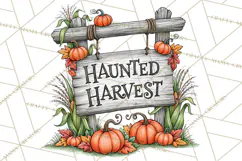 Halloween Farmhouse Buildings Clipart, Halloween Farmhouse Product Image 2
