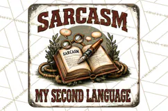 Rustic Sarcastic Quotes PNG | Vintage Funny Signs Clipart Product Image 2