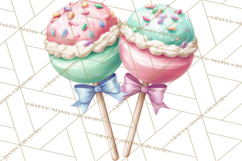 Cute Birthday Party Clipart PNG | Birthday Cake Graphics Product Image 5