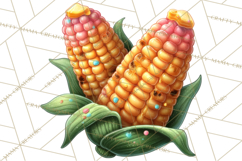 Girls Baryard Barbecue Girly Grilling BBQ Clipart Product Image 2